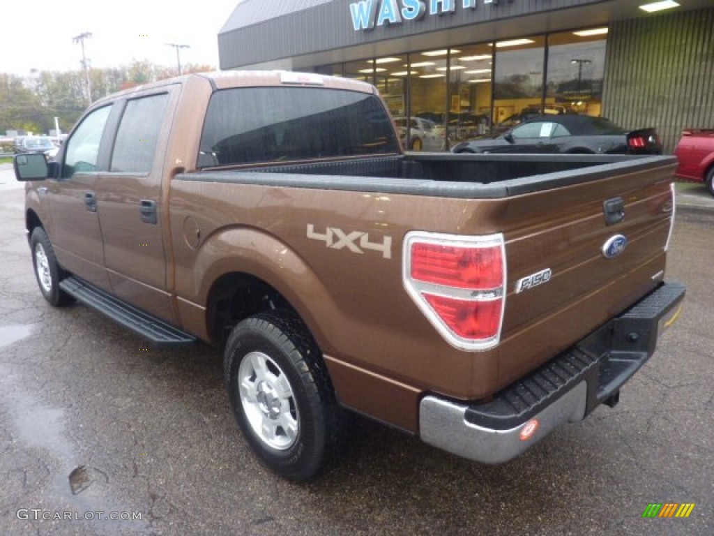 2011 F150 XLT SuperCrew 4x4 - Golden Bronze Metallic / Pale Adobe photo #2