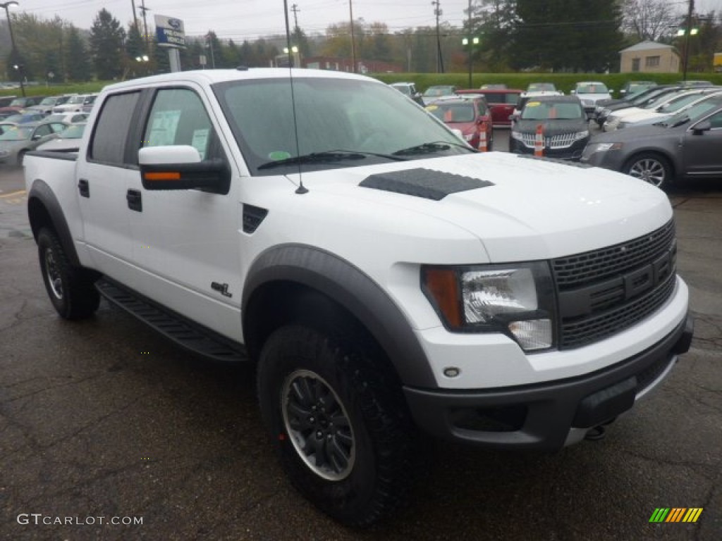 2011 F150 SVT Raptor SuperCrew 4x4 - Oxford White / Raptor Black photo #6