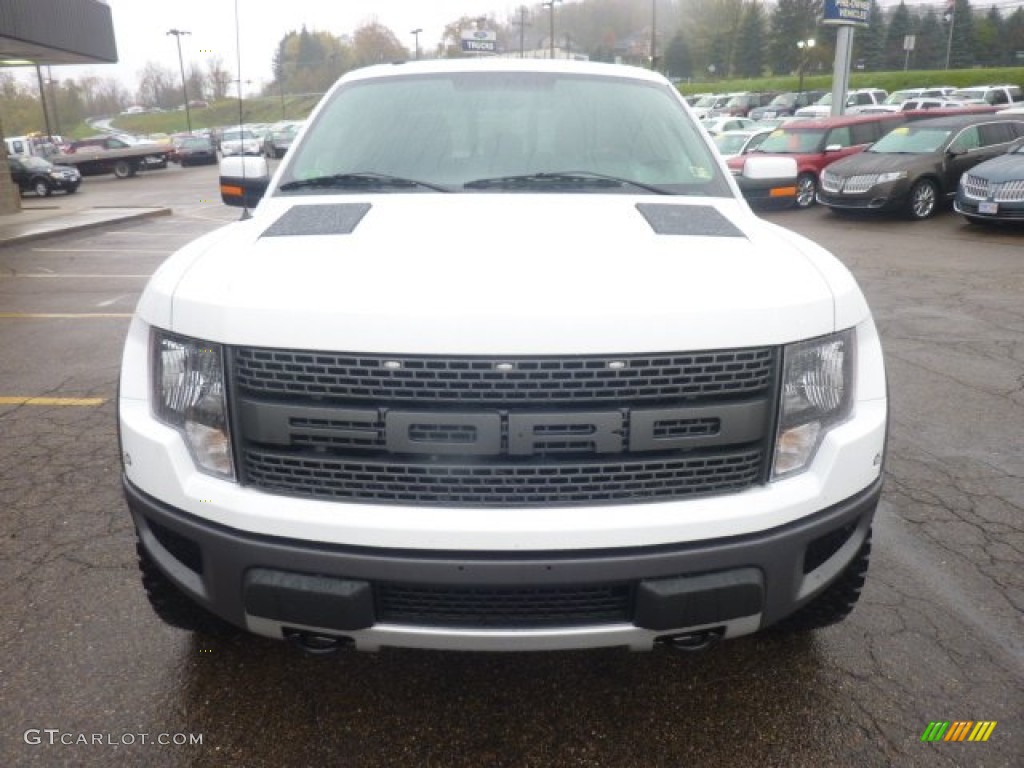 2011 F150 SVT Raptor SuperCrew 4x4 - Oxford White / Raptor Black photo #7