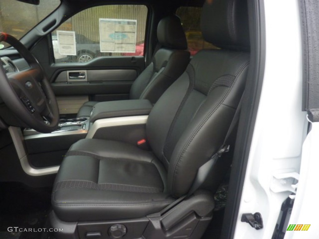 Raptor Black Interior 2011 Ford F150 SVT Raptor SuperCrew 4x4 Photo #55558047