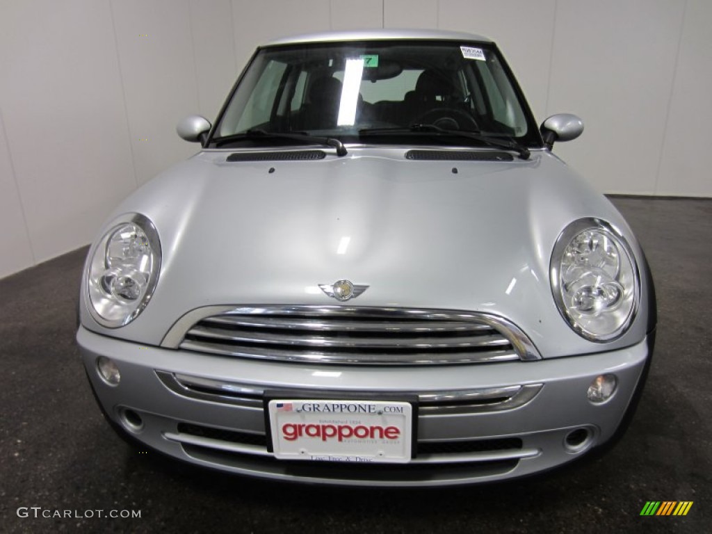 2006 Cooper Hardtop - Pure Silver Metallic / Panther Black photo #2