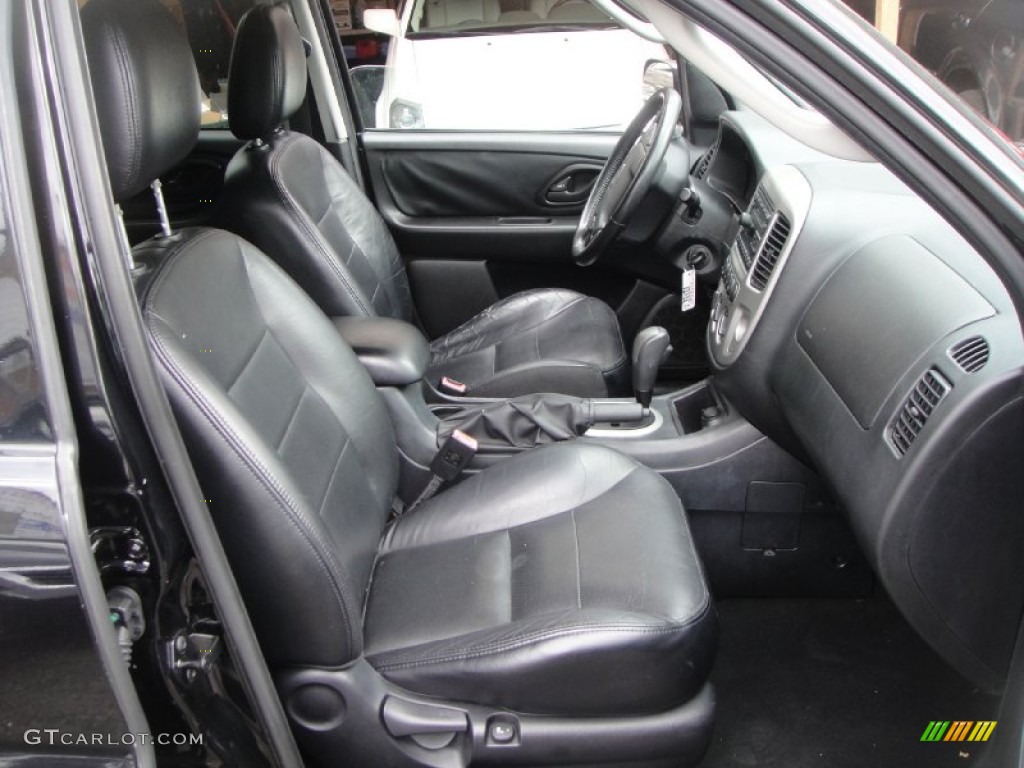 Ebony Black Interior 2005 Ford Escape Limited 4WD Photo #55559067