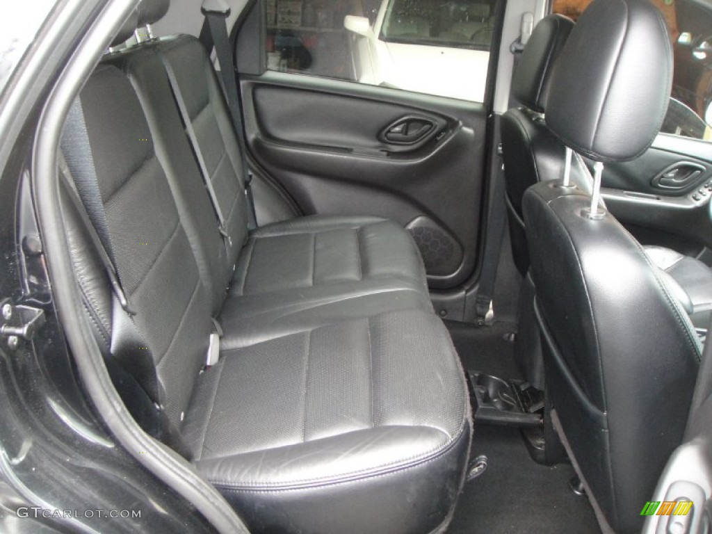 Ebony Black Interior 2005 Ford Escape Limited 4WD Photo #55559085