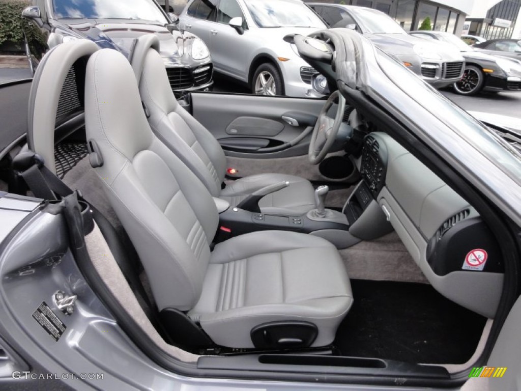 Graphite Grey Interior 2003 Porsche Boxster Standard Boxster Model Photo #55559304