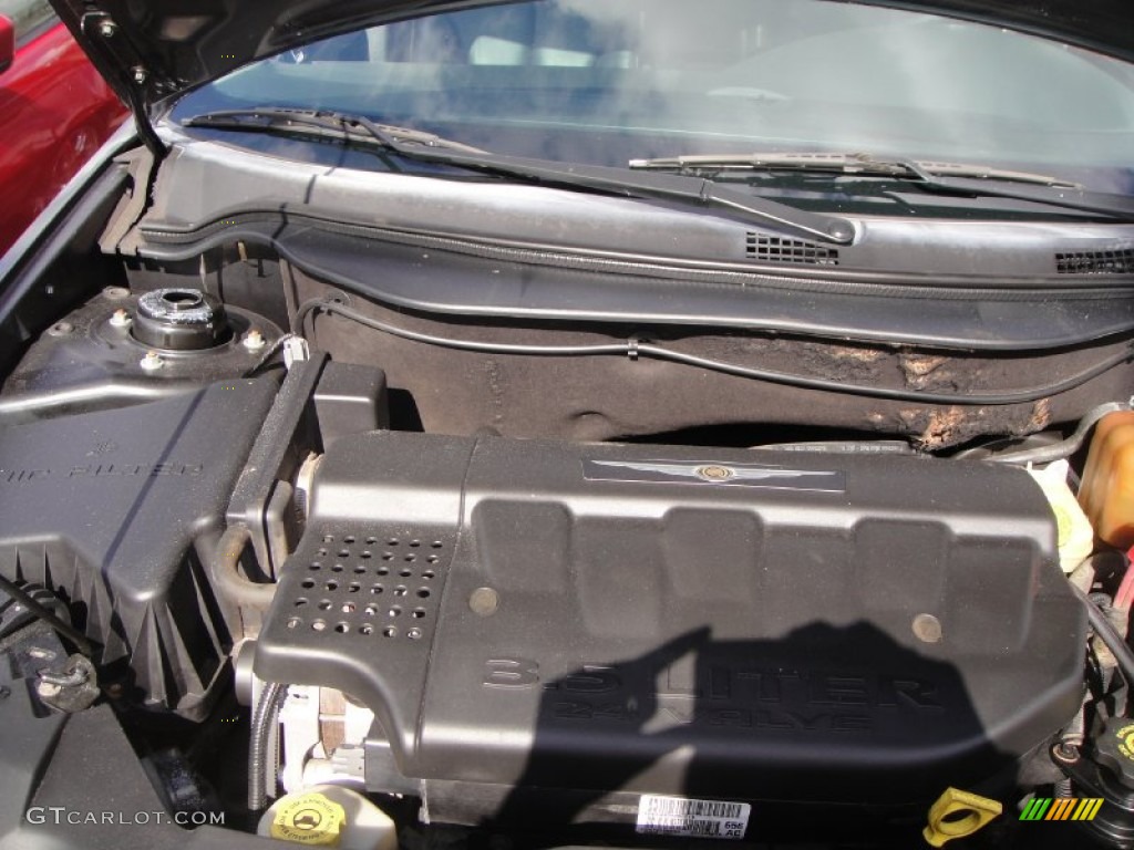 2004 Pacifica AWD - Brilliant Black Crystal Pearl / Dark Slate Gray photo #22