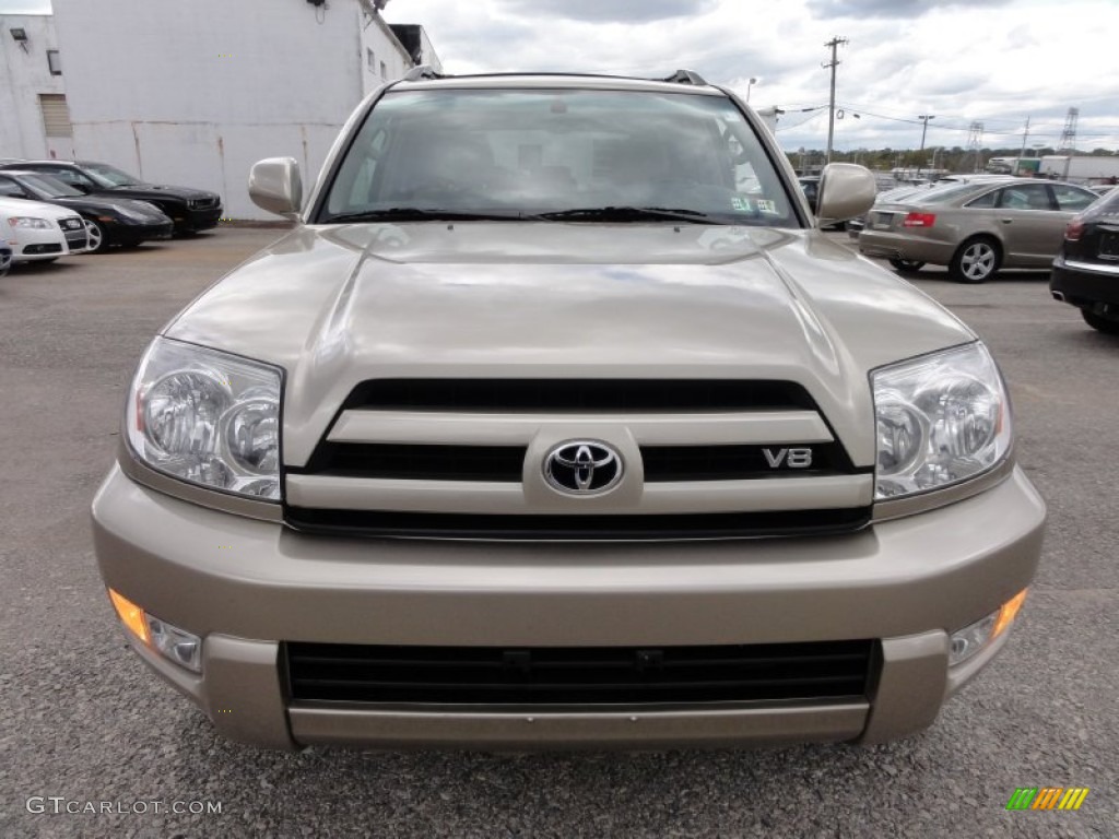 2005 4Runner Limited 4x4 - Dorado Gold Pearl / Taupe photo #3