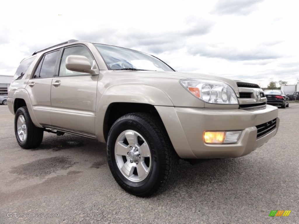 2005 4Runner Limited 4x4 - Dorado Gold Pearl / Taupe photo #5