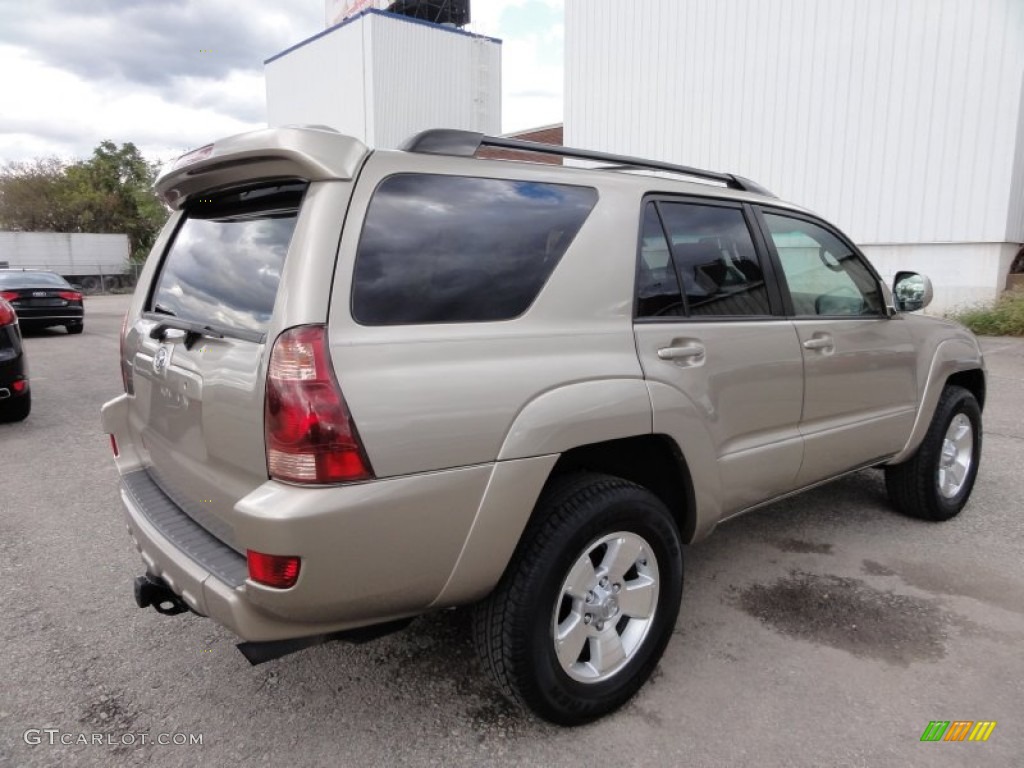 2005 4Runner Limited 4x4 - Dorado Gold Pearl / Taupe photo #8