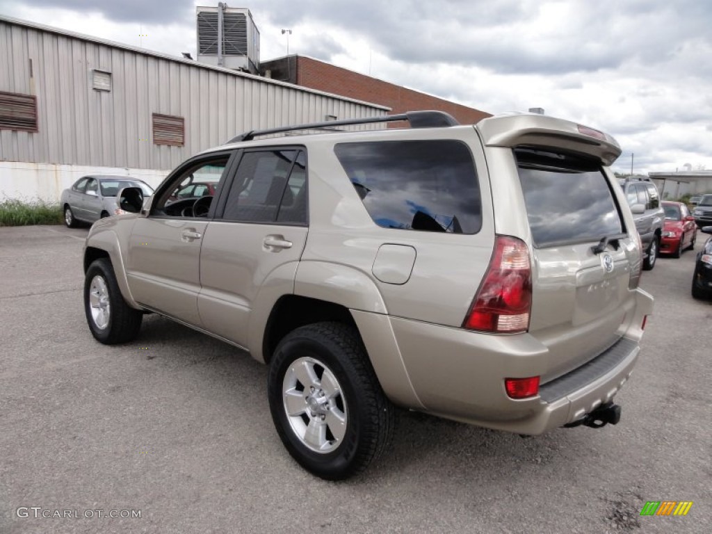 2005 4Runner Limited 4x4 - Dorado Gold Pearl / Taupe photo #10