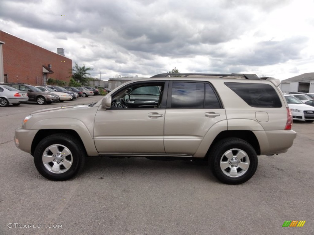 2005 4Runner Limited 4x4 - Dorado Gold Pearl / Taupe photo #11