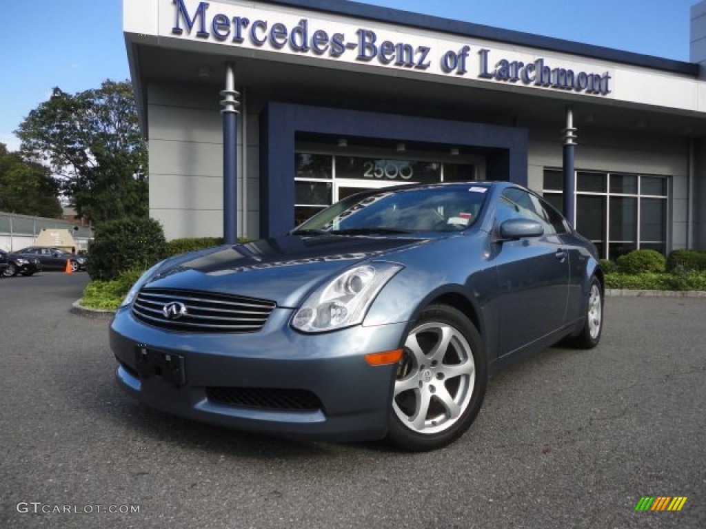 2007 G 35 Coupe - Lakeshore Slate Metallic / Stone Gray photo #1