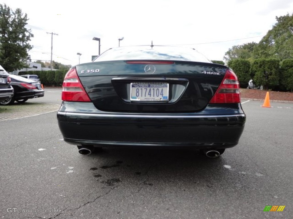 2006 E 350 4Matic Sedan - Everest Green Metallic / Stone photo #9