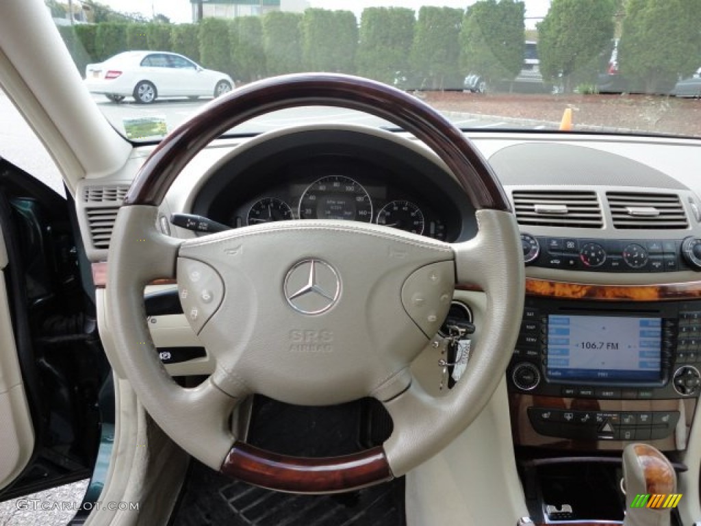 2006 E 350 4Matic Sedan - Everest Green Metallic / Stone photo #16