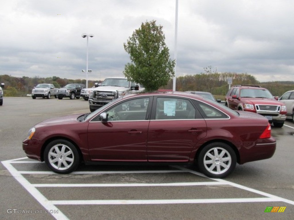 Merlot Metallic 2007 Ford Five Hundred Limited Exterior Photo #55562112