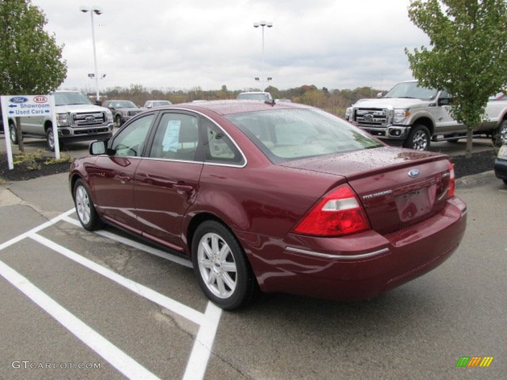Merlot Metallic 2007 Ford Five Hundred Limited Exterior Photo #55562121