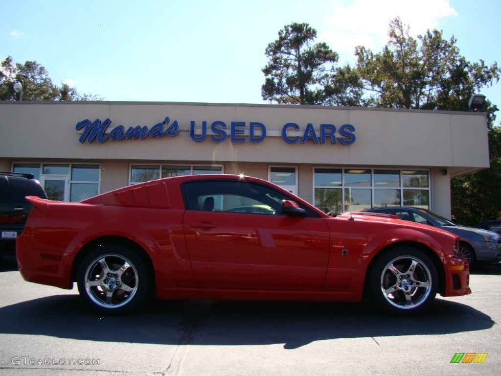 2006 Mustang Roush Stage 1 Coupe - Torch Red / Red/Dark Charcoal photo #1