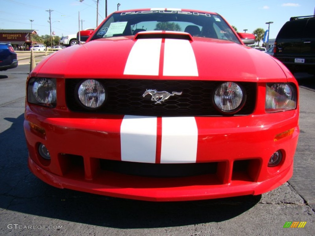 2006 Mustang Roush Stage 1 Coupe - Torch Red / Red/Dark Charcoal photo #3