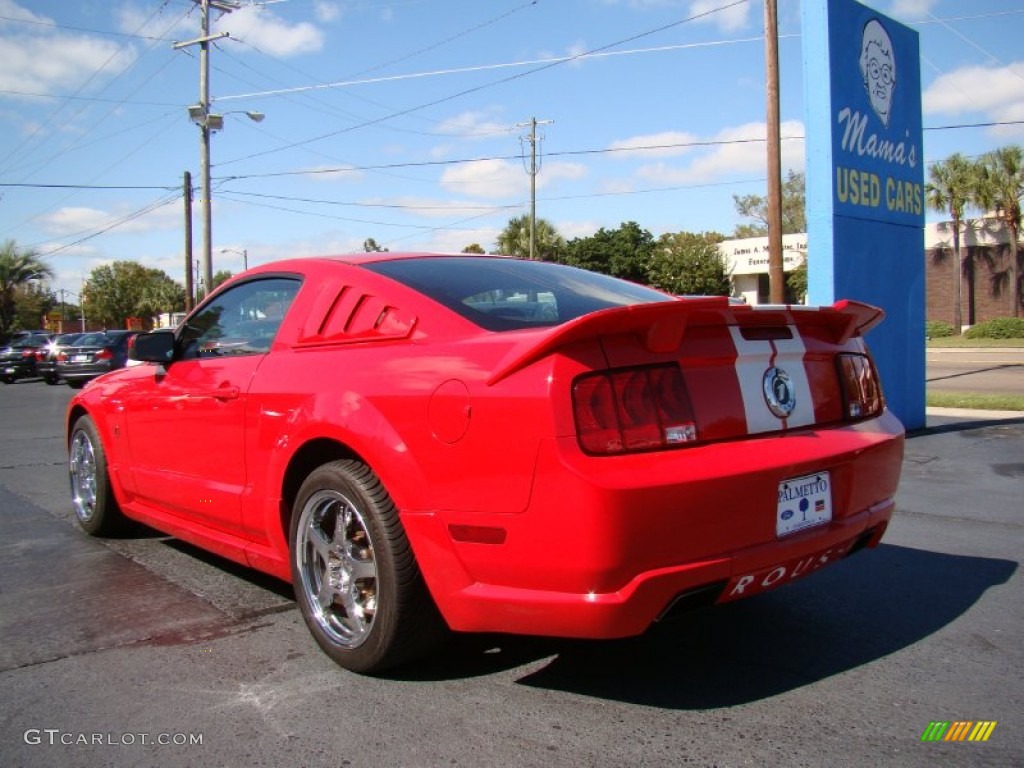 2006 Mustang Roush Stage 1 Coupe - Torch Red / Red/Dark Charcoal photo #6