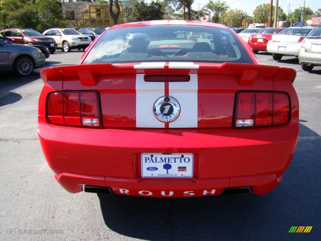 2006 Mustang Roush Stage 1 Coupe - Torch Red / Red/Dark Charcoal photo #7