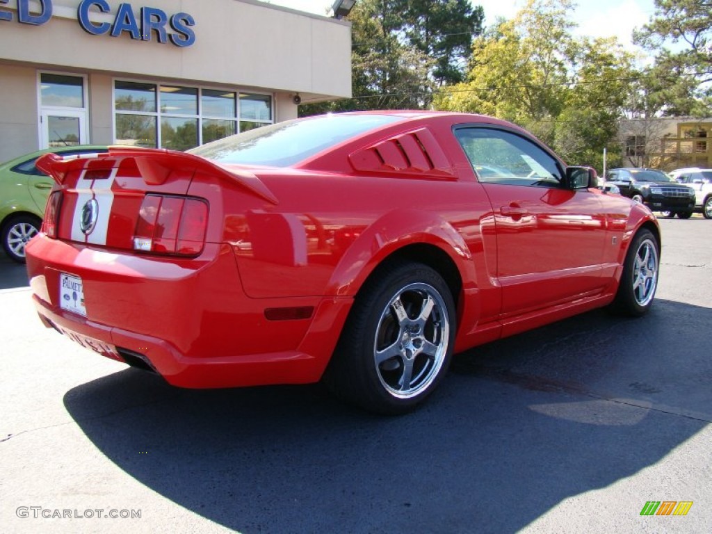 2006 Mustang Roush Stage 1 Coupe - Torch Red / Red/Dark Charcoal photo #8