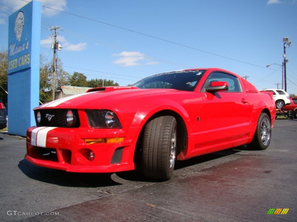 2006 Mustang Roush Stage 1 Coupe - Torch Red / Red/Dark Charcoal photo #32
