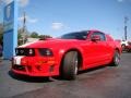 2006 Torch Red Ford Mustang Roush Stage 1 Coupe  photo #32