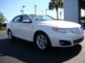 2011 White Platinum Metallic Tri-Coat Lincoln MKS FWD  photo #2