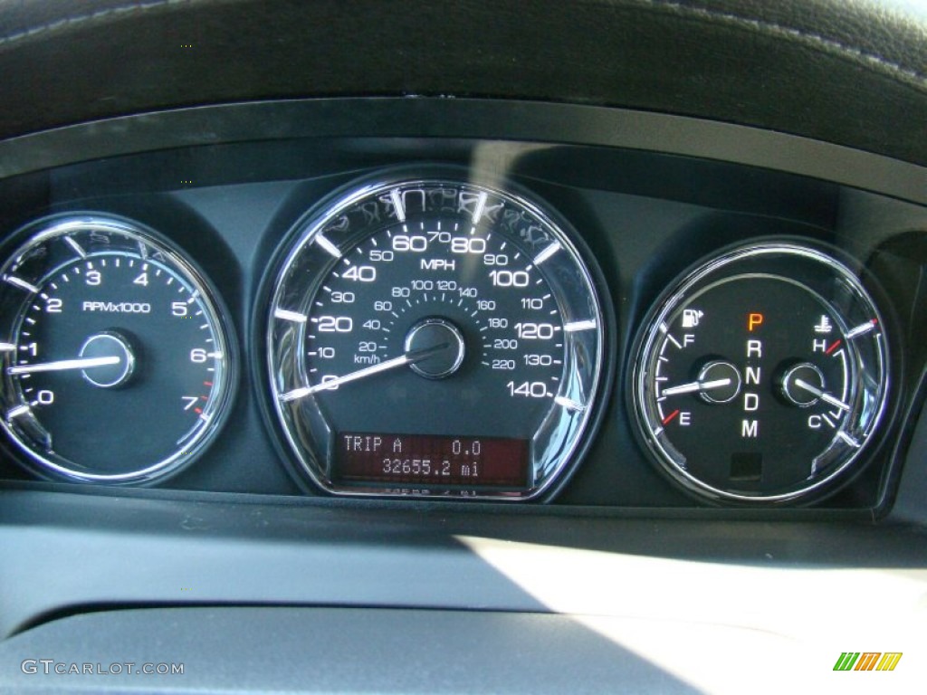 2011 Lincoln MKS FWD Gauges Photo #55564878