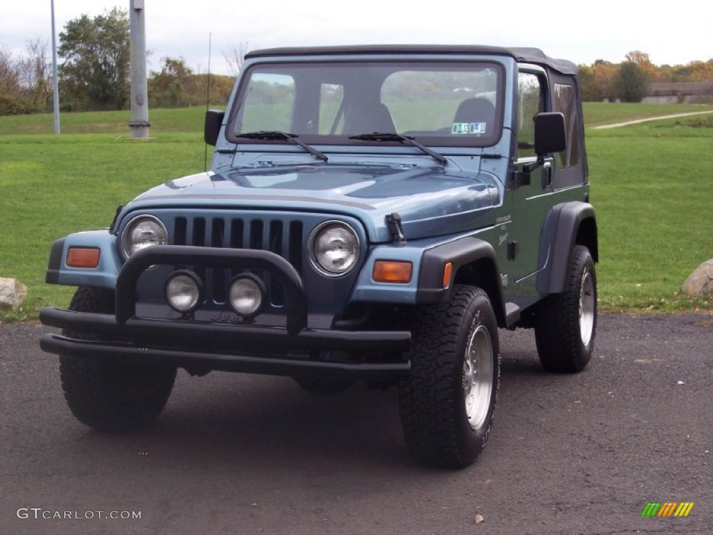 1999 Wrangler Sport 4x4 - Gunmetal Pearlcoat / Agate photo #3