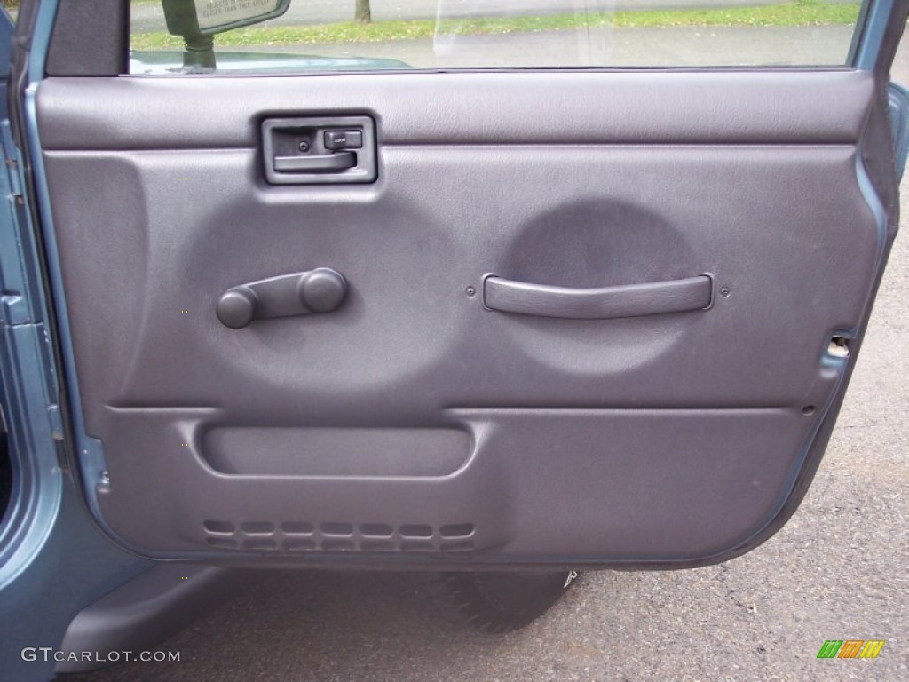 1999 Wrangler Sport 4x4 - Gunmetal Pearlcoat / Agate photo #34