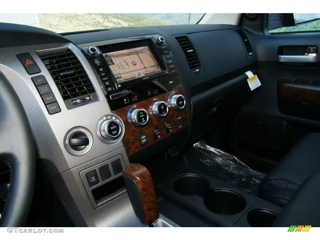 2012 Tundra Platinum CrewMax 4x4 - Black / Black photo #6