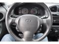 2001 Hyundai Santa Fe Gray Interior Steering Wheel Photo