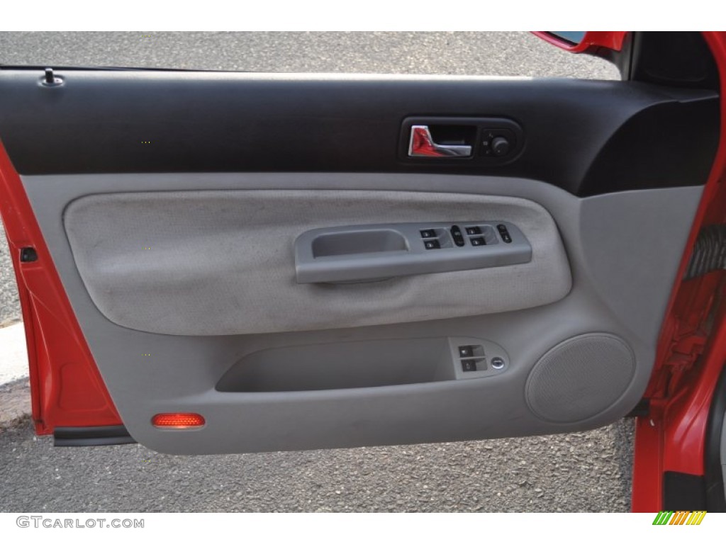 2000 Volkswagen Jetta GLS Sedan Gray Door Panel Photo #55566675