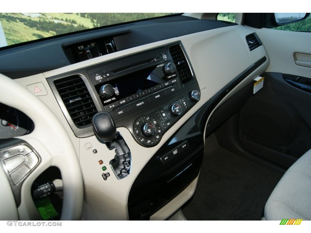 2012 Toyota Sienna LE Bisque Dashboard Photo #55567237