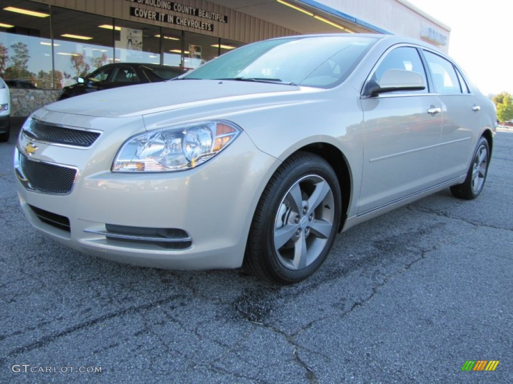 2012 Malibu LT - Gold Mist Metallic / Cocoa/Cashmere photo #3