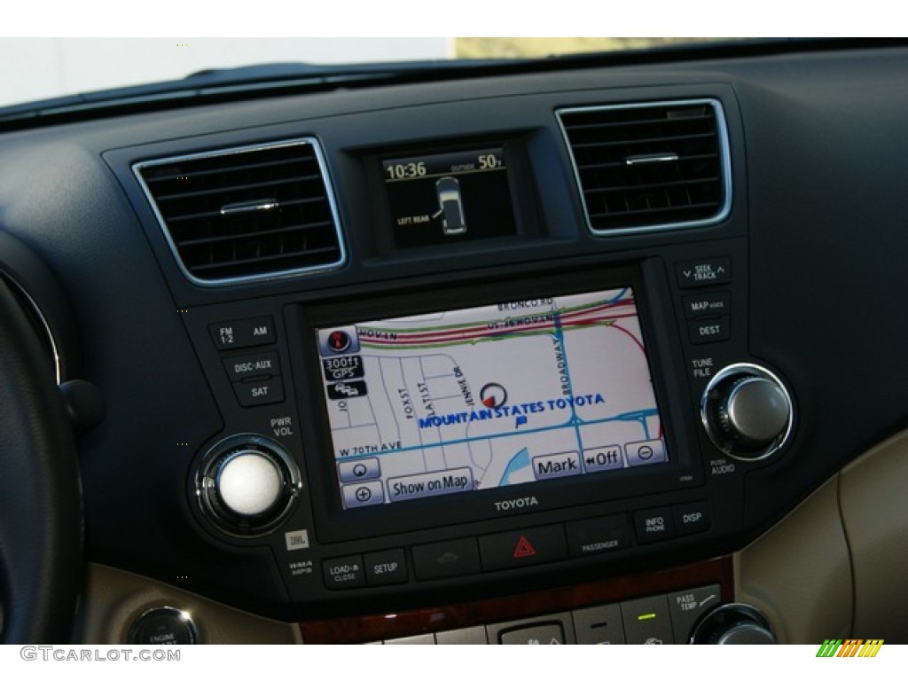 2012 Highlander Limited 4WD - Black / Sand Beige photo #14