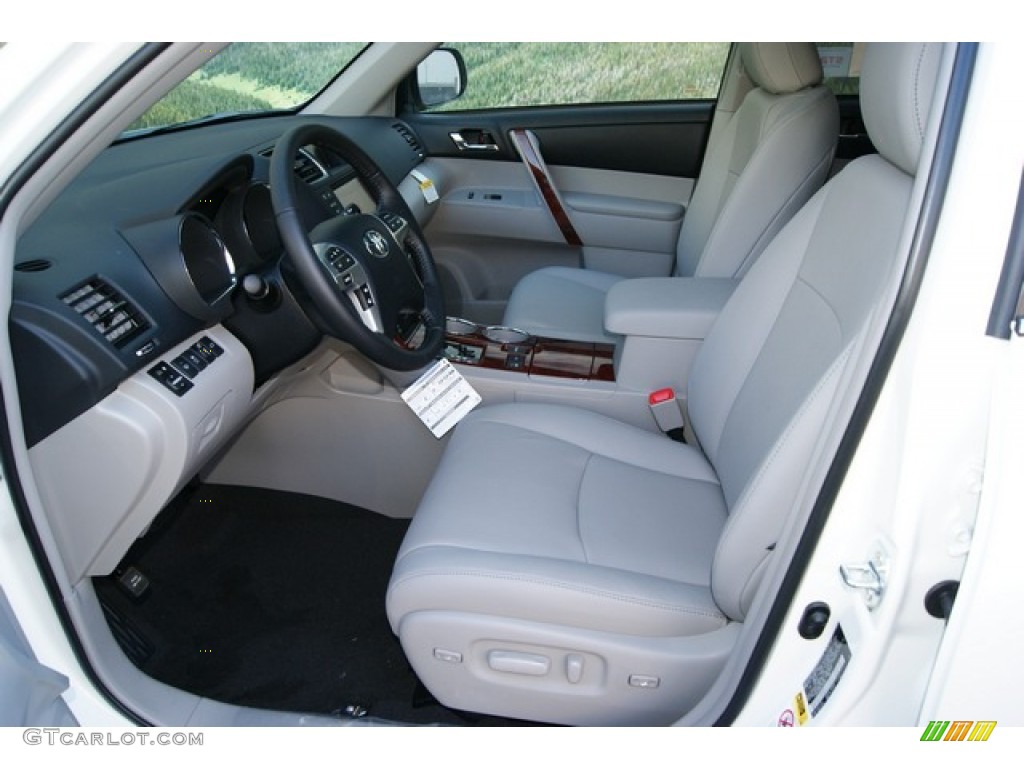 2012 Highlander Limited 4WD - Blizzard White Pearl / Ash photo #4