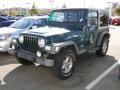 2000 Forest Green Pearl Jeep Wrangler Sport 4x4  photo #28