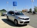 2011 Bright Silver Kia Sorento SX V6  photo #2