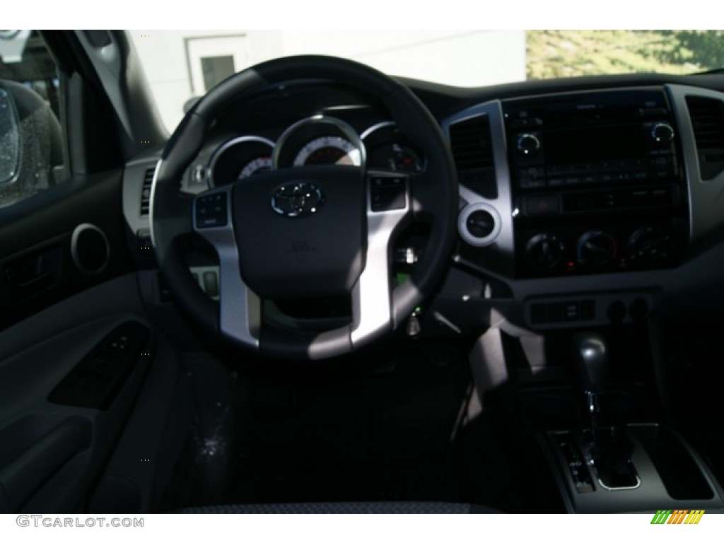 2012 Tacoma V6 SR5 Double Cab 4x4 - Magnetic Gray Mica / Graphite photo #10