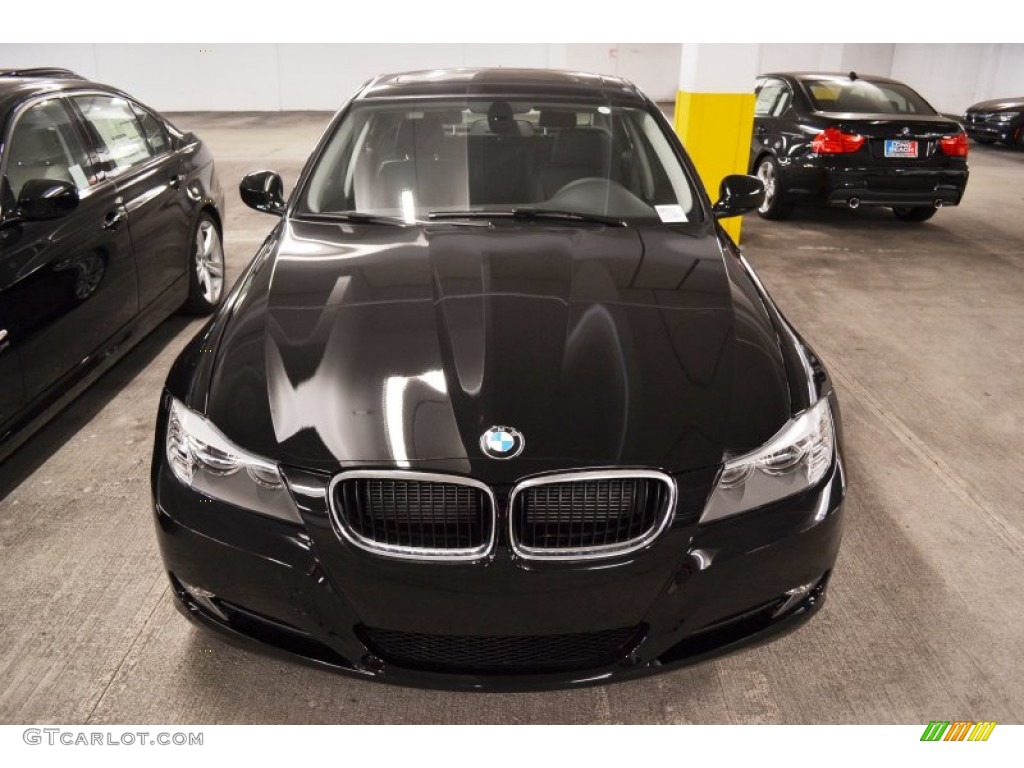 2011 3 Series 328i Sedan - Jet Black / Black Dakota Leather photo #9
