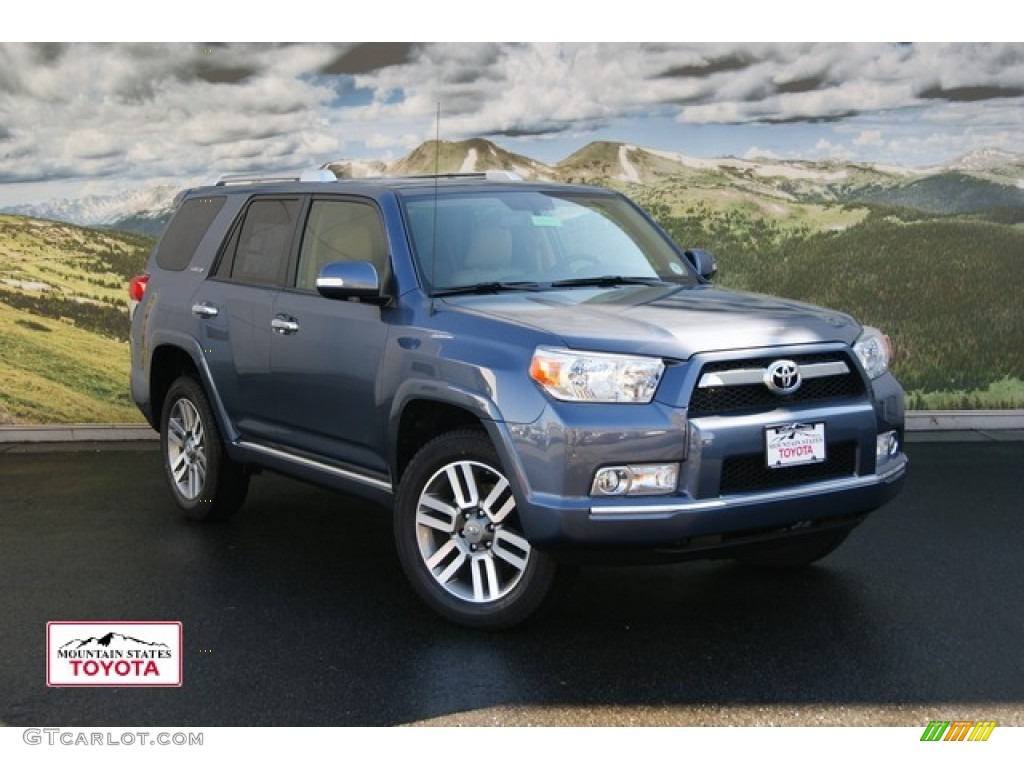 2011 4Runner Limited 4x4 - Shoreline Blue Pearl / Sand Beige Leather photo #1