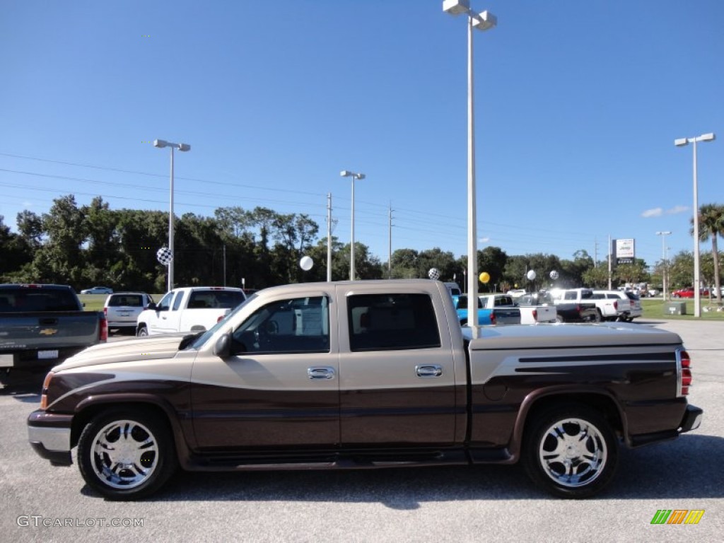 2006 Silverado 1500 LT Crew Cab - Sandstone Metallic / Medium Gray photo #2