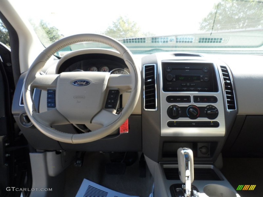 2007 Edge SEL - Carbon Metallic / Medium Light Stone photo #35