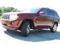 2007 Red Rock Crystal Pearl Jeep Grand Cherokee Overland  photo #2