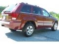 2007 Red Rock Crystal Pearl Jeep Grand Cherokee Overland  photo #3