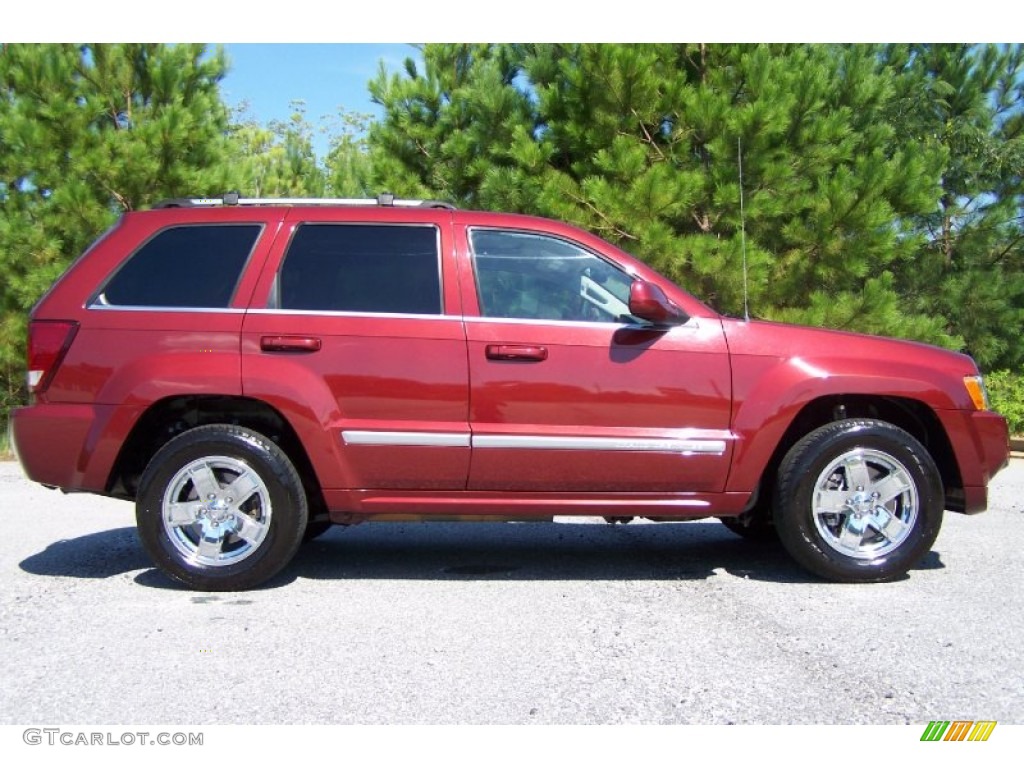 Red Rock Crystal Pearl 2007 Jeep Grand Cherokee Overland Exterior Photo #55573251