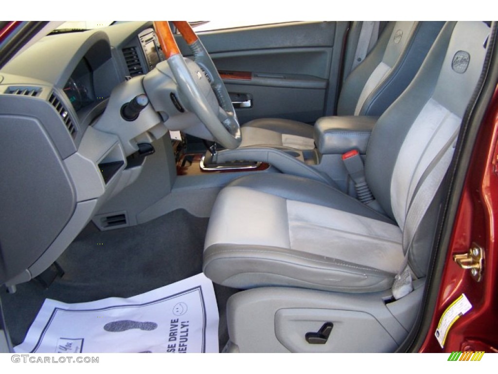 Medium Slate Gray Interior 2007 Jeep Grand Cherokee Overland Photo #55573356