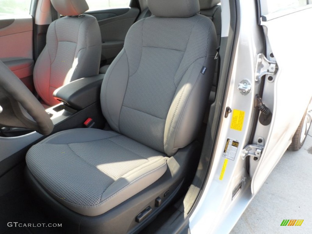 Gray Interior 2012 Hyundai Sonata SE 2.0T Photo #55573902