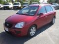 2008 Volcanic Red Kia Rondo LX V6  photo #1